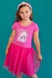 Платье 22763 Barbie кор. рукав (Розовый) (Фото 3)