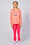 Пижама для девочки 91230 (Пыльная роза/ярко-розовый) (Фото 1)