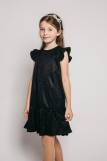 Платье для девочки 81220 (Черный) (Фото 1)