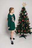 Платье для девочки 81211 (Зеленый) (Фото 3)