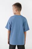 Фуфайка (футболка) для мальчика ЛЕОН-1 (Голубой) (Фото 4)