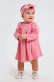 Боди-платье для девочки интерлок арт. БДИ-ПЛ (Розовый зефир) (Фото 3)