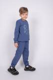 Комплект для мальчика (джемпер_брюки) 0463 (Синий) (Фото 3)