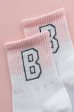 Носки женские Буква В комплект 1 пара (Розовый) (Фото 3)