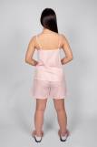 Пижама женская майка шорты 0930 (Розовая полоска) (Фото 3)