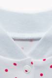 Комбинезон интерлок Шайни 20755 (Белый/красный) (Фото 3)