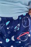 Пижама Невесомость детская короткий рукав с шортами (Голубой) (Фото 3)