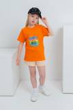 футболка детская с принтом 7448 (Оранжевый) (Фото 2)
