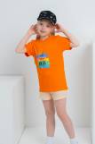 футболка детская с принтом 7448 (Оранжевый) (Фото 3)