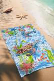 Полотенце пляжное Черепаха (Белый) (Фото 1)