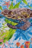Полотенце пляжное Черепаха (Белый) (Фото 2)