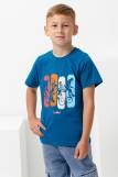 футболка детская с принтом 7444 (Морская волна) (Фото 1)