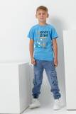футболка детская с принтом 7444 (Голубой) (Фото 3)