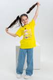 футболка детская с принтом 7449 (Желтый) (Фото 1)