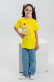 футболка детская с принтом 7449 (Желтый) (Фото 2)