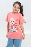 футболка детская с принтом 7449 (Розовый) (Фото 1)