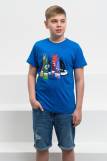 футболка детская с принтом 7445 (Синий) (Фото 1)