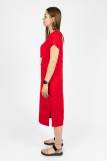 867 Платье женское (Красный) (Фото 1)