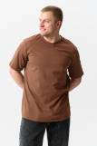 Набор 8471 футболка мужская (в упак. 3 шт) (Горчичный, коричневый, индиго) (Фото 3)