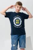футболка детская с принтом 7446 (Темно-синий) (Фото 1)