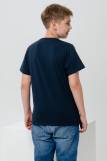 футболка детская с принтом 7446 (Темно-синий) (Фото 3)