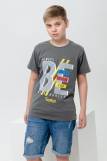 футболка детская с принтом 7446 (Серый) (Фото 1)