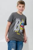 футболка детская с принтом 7446 (Серый) (Фото 3)