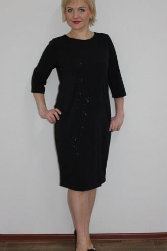 Платье П2123.1 (Черный) - Лазар-Текс