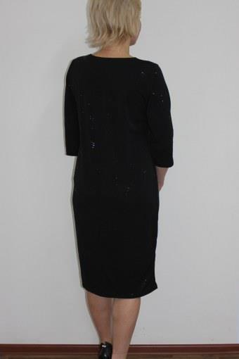 Платье П2123.1 (Черный) (Фото 2)