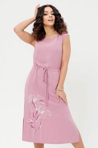Платье ЛЕТИС (Пудрово-розовый) - Лазар-Текс