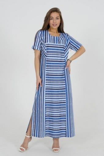 Платье Оливия (голубой) - Лазар-Текс