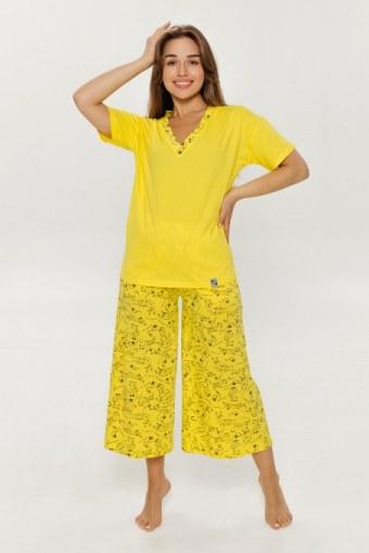 Пижама Мурка (желтый) - Лазар-Текс