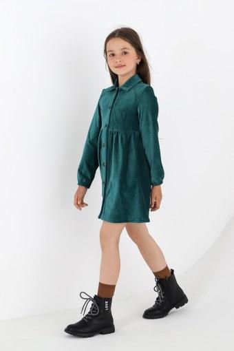Платье для девочки ЭЛЛИ-1 (Зеленый) - Лазар-Текс