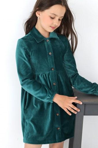 Платье для девочки ЭЛЛИ-1 (Зеленый) (Фото 2)