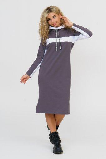 Платье П-030 серый - Лазар-Текс