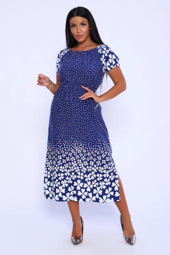 Платье 71003 (Синий) - Лазар-Текс