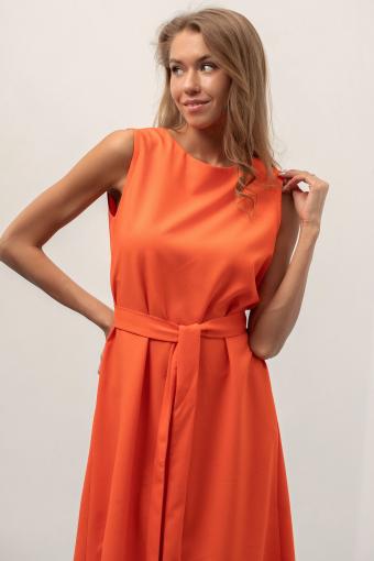 Платье П155дн (Оранжевый) (Фото 2)