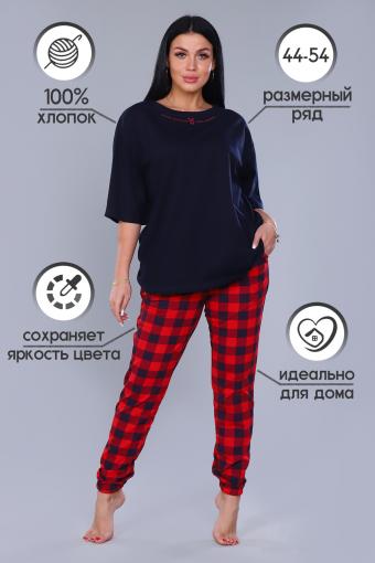Пижама 20120 (Красный) - Лазар-Текс