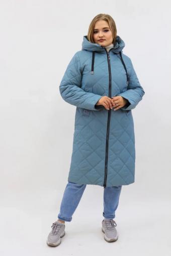 Демисезонная женская куртка осень-весна-еврозима 2810 (Бирюзовый) - Лазар-Текс