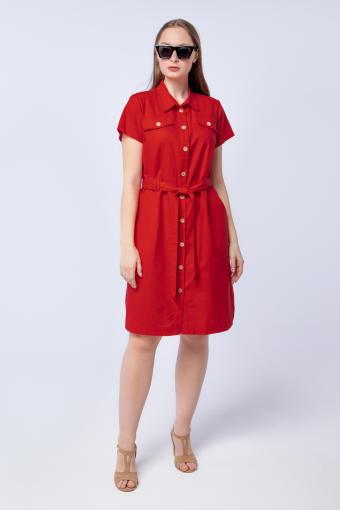 Платье женское LenaLineN арт. 003-117-23 (Красный) - Лазар-Текс