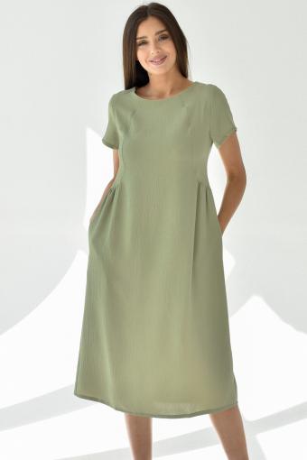 Платье Мира (Зеленый) - Лазар-Текс