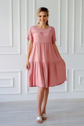 Платье Дебора (Розовый) (Фото 2)