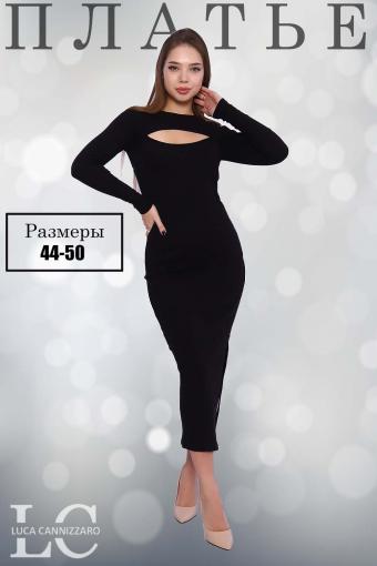 Платье 86073 (Черный) - Лазар-Текс