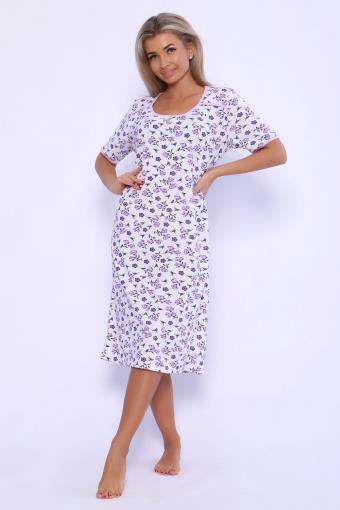 Сорочка женская 51089 (Фиолетовый) - Лазар-Текс