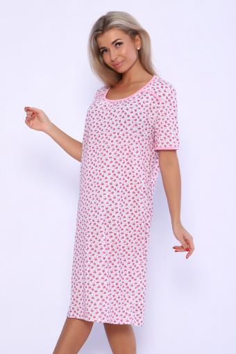 Сорочка женская 51089 (Розовый) - Лазар-Текс