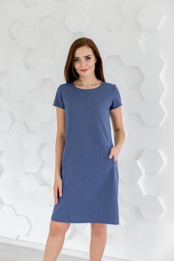 Платье Амалия (Синий) - Лазар-Текс