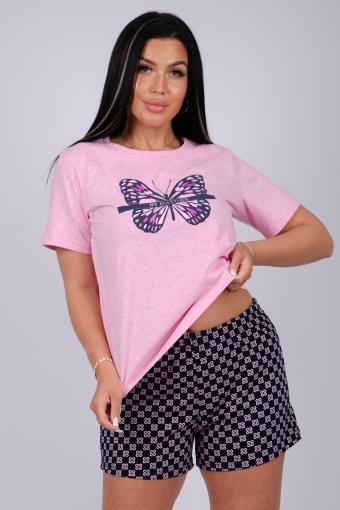 Пижама Бабочка (Розовый) (Фото 2)