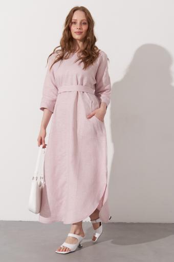 Платье женское LenaLineN арт. 03-002-22 (Светло-розовый) - Лазар-Текс