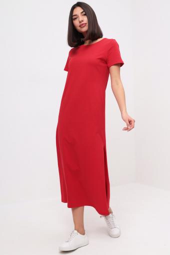 Платье HF1301N HappyFox Однотонное (Красный) - Лазар-Текс
