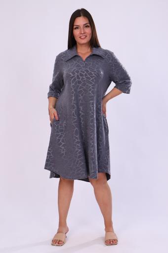 Платье 52193 (Серый) - Лазар-Текс